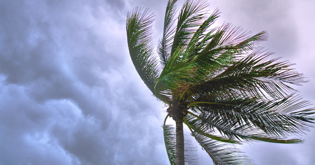 Hurricane weather event demonstrating the need for standby power at critical facilities.